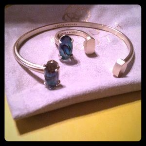 Kendra scott cuff bracelet and ring set